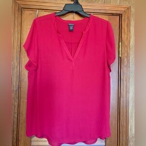 Torrid Plus Size 2 Wine Blouse